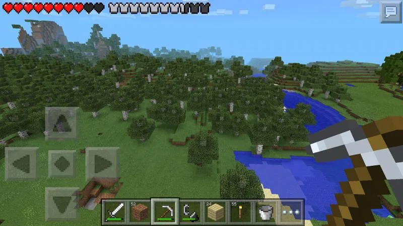Minecraft Pocket Edition game on PC